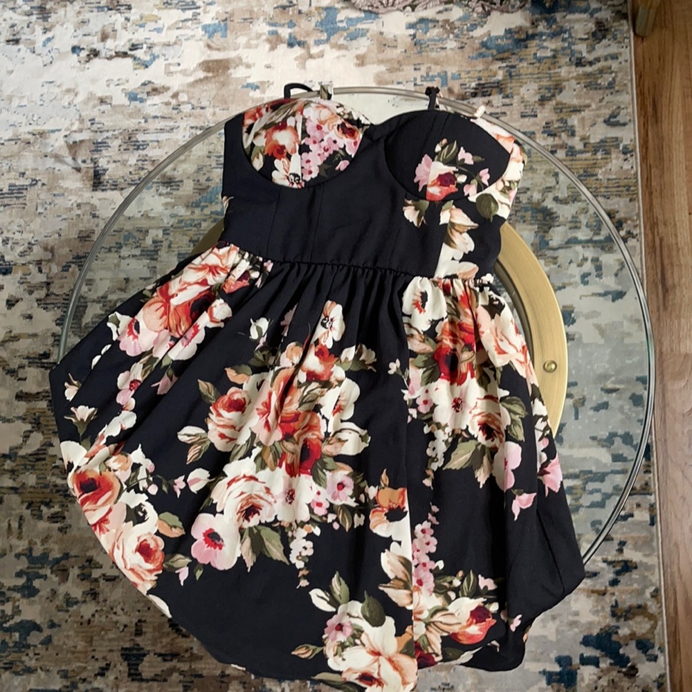 Floral mini dress